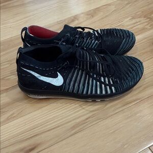 Nike Black and Teal Athletic Shoes